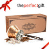 Wooden Handle Copper Coffee Pot (Pearl) - CRYSTALIA GLASS